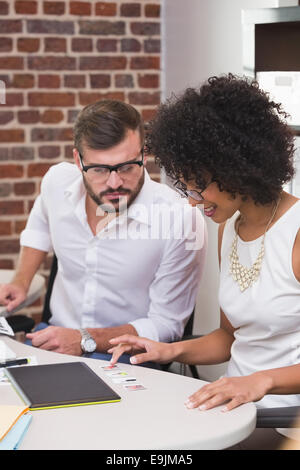 Photo editors at work in office Stock Photo