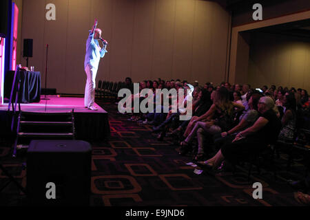 Dinah Vegas Day 1 - Funny Girlz  Featuring: Poppy Champlin Where: Las Vegas, California, United States When: 26 Apr 2014 Stock Photo