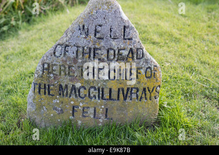 culloden dead well inverness moor battle near battlefield alamy scotland highland