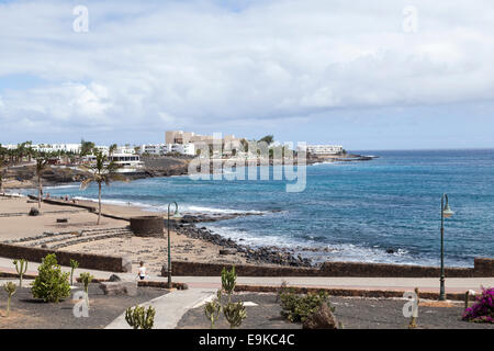 Playa Bastian, Lanzarote. Stock Photo