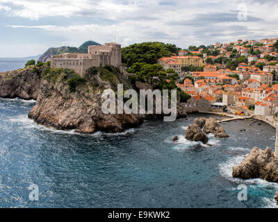 Dubrovnik, Croatia. Also used as the site of King's Landing in Game of Thrones. Stock Photo