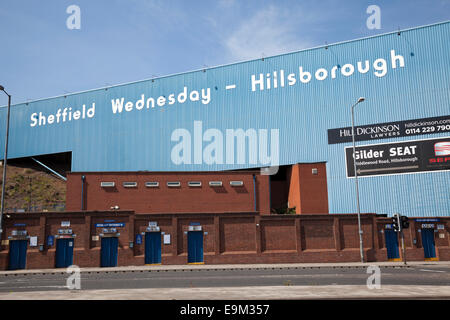 Sheffield Wednesday Football Club, Hillsborough, Sheffield, South Yorkshire, England, U.K. Stock Photo