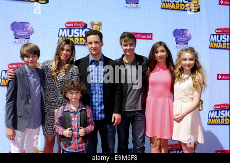 Radio Disney Music Awards 2014  Featuring: Girls Meet World Where: Los Angeles, California, United States When: 27 Apr 2014 Stock Photo