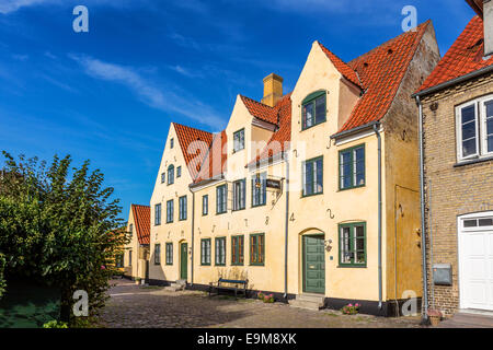 Old house in the historical town of Dragør, Copenhagen Area, Denmark Stock Photo