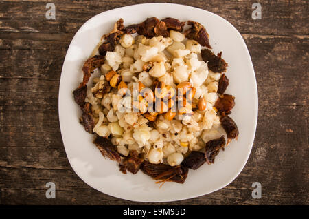 hominy and toasted corn nuts traditional ecuadorian food Stock Photo