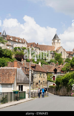 Angles sur l'Anglin, Vienne, France. Stock Photo