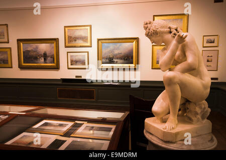 UK, England, Yorkshire, Whitby, Museum and Art Gallery, George Weatherill room