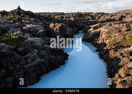 Blue Lagoon near Grindavik, Iceland Stock Photo