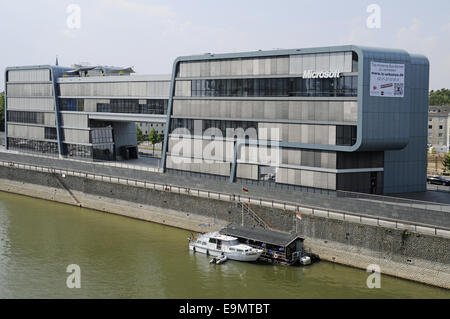 Microsoft office building, Cologne, Germany Stock Photo