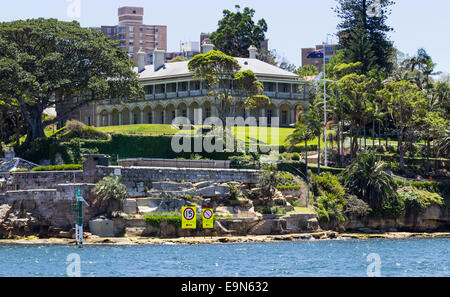 Admiralty House Kirribilli Point Sydney Stock Photo