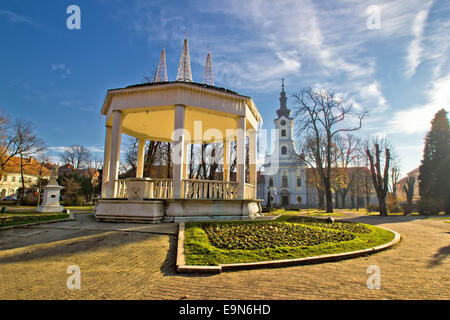 Town of Bjelovar central park Stock Photo