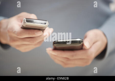 Two smartphones Stock Photo