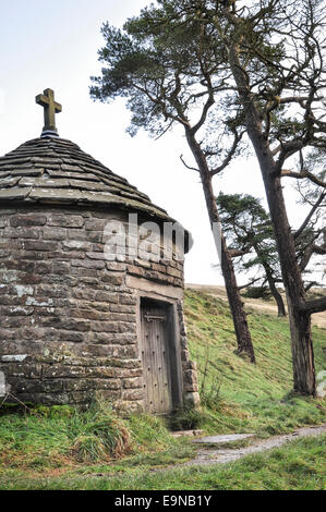 The shrine to Miss Dolores, Errwood Hall, Goyt valley, Peak District. Stock Photo