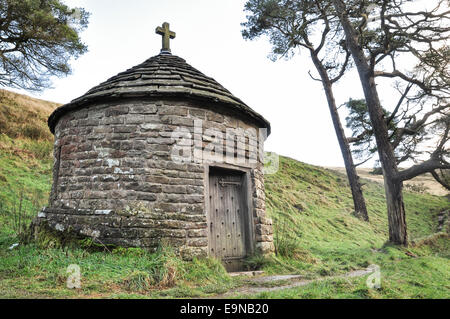 The shrine to Miss Dolores, Errwood Hall, Goyt valley, Peak District. Stock Photo