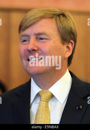 Dutch King Willem Alexander visits NS maintenance company Transdev ...