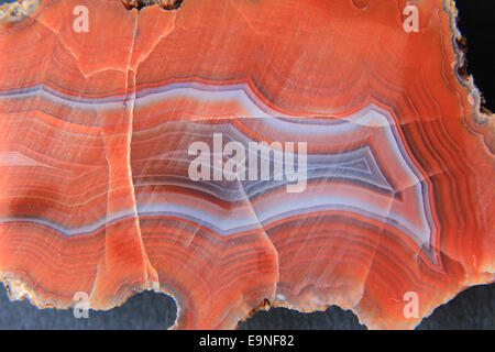 Red agate from Germany Stock Photo