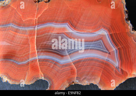 Red agate from Germany Stock Photo