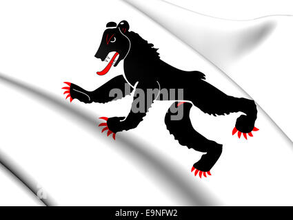 Flag of Appenzell Innerrhoden Stock Photo