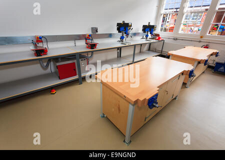 Engineering workshop at Isle of Wight Studio School Stock Photo