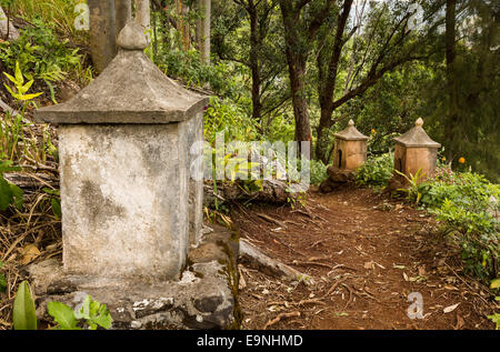 88 Buddhist temples at Lawai Valley Kauai Stock Photo