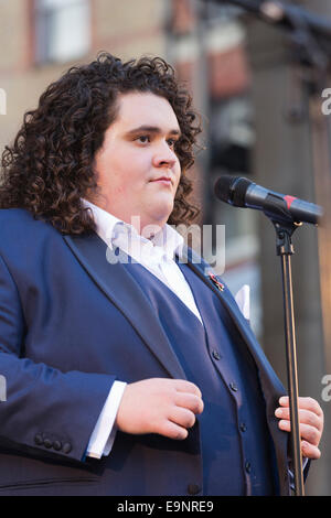 An Opera Singer Performs In The Covent Garden Piazza, Covent Garden ...