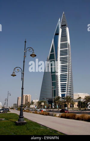 The World Trade Centre tower in Manama, Bahrain Stock Photo