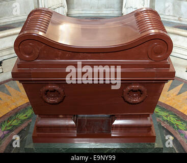 Napoleon's tomb at Les Invalides, Paris, France. Stock Photo