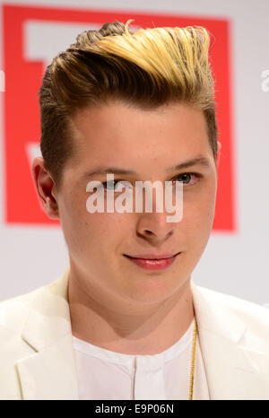 2014 TV Week Logie Awards held at Crown Casino - Press Room  Featuring: John Newman Where: Melbourne, Australia When: 27 Apr 2014 Stock Photo