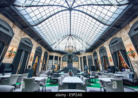 The Palm Court Restaurant at the Grand Hotel in Oslo, Norway Stock Photo