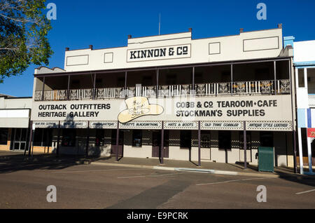 Outback store, Eagle Street, Longreach, Queensland, Australia Stock Photo