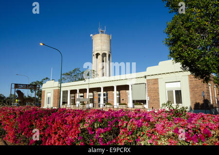 Council Offices, Eagle Street, Longreach, Queensland, Australia Stock Photo