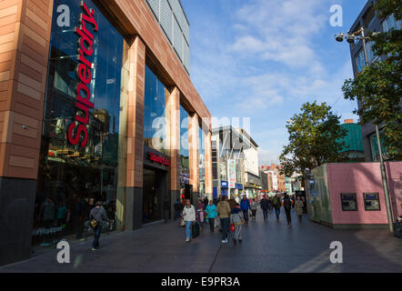 Liverpool One shopping centre mall in Liverpool Stock Photo