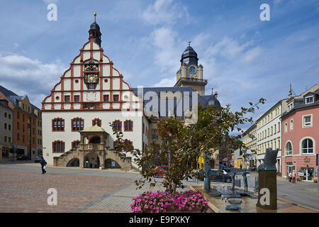 City Hall in Plauen, Germany Stock Photo