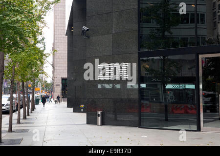 A view of IBM's building in New York Stock Photo