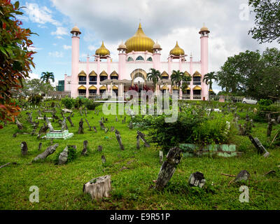 Kuching City Mosque in Kuching, Sarawak, Malaysia. Stock Photo