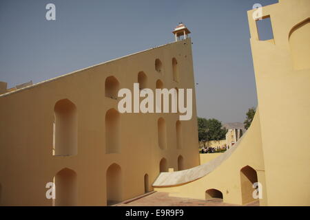 Jantar Mantar, Observatory in Jaipur, Rajasthan. India Stock Photo