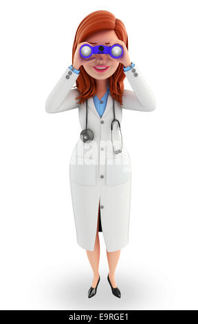 3d rendered illustration of young doctor Stock Photo