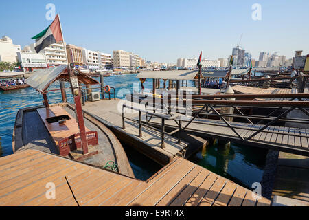 Old Souk Marine Station Al Bastakiya Historic Quarter Bur Dubai UAE Stock Photo