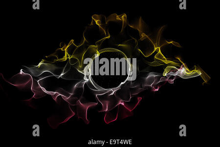 Black and white Abstract Trapcode Form digital particle wave and lights ...