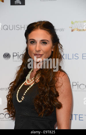 London, UK. 01st Nov, 2014. Vip's attends MyFaceMyBody Awards 2014 at the Royal Garden Hotel in Kensington in London. Credit:  See Li/Alamy Live News Stock Photo