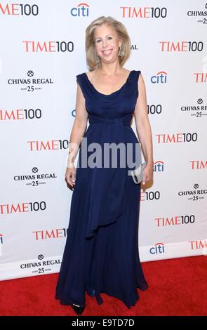 TIME celebrates its TIME 100 issue of the 100 most influential people in the world gala at Frederick P. Rose Hall - Red Carpet Arrivals  Featuring: Nancy Gibbs Where: New York, New York, United States When: 29 Apr 2014 Stock Photo