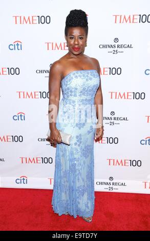 TIME celebrates its TIME 100 issue of the 100 most influential people in the world gala at Frederick P. Rose Hall - Red Carpet Arrivals  Featuring: Uzo Aduba Where: New York, New York, United States When: 29 Apr 2014 Stock Photo