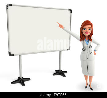 3d rendered illustration of young doctor Stock Photo