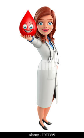 3d rendered illustration of young doctor Stock Photo