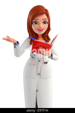 3d rendered illustration of young doctor Stock Photo