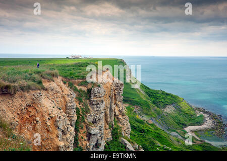 St Aldhelm's Head on the South West Coast Path from Emmetts Hill in Dorset England UK Stock Photo