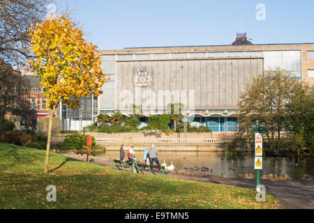 Sunderland museum and art gallery within Mowbray Park, north east England. Stock Photo