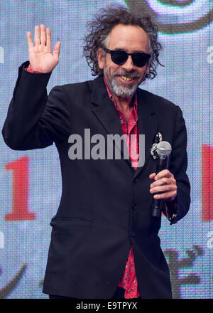 Tokyo, Japan. 31st Oct, 2014. US movie director Tim Burton attends the opening ceremony for 'The World of Tim Burton' at the Roppongi Hills complex in downtown Tokyo. © AFLO/Alamy Live News Stock Photo