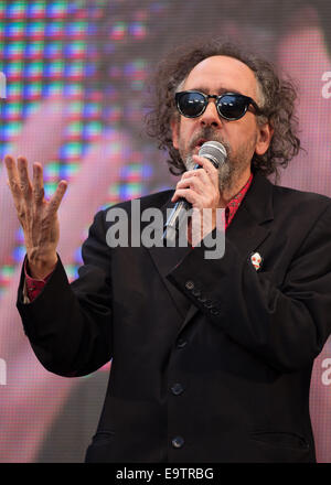 Tokyo, Japan. 31st Oct, 2014. US movie director Tim Burton attends the opening ceremony for 'The World of Tim Burton' at the Roppongi Hills complex in downtown Tokyo. © AFLO/Alamy Live News Stock Photo