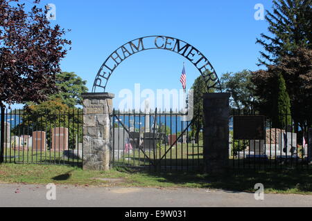 Pelham Cemetery, City Island, Bronx, New York Stock Photo